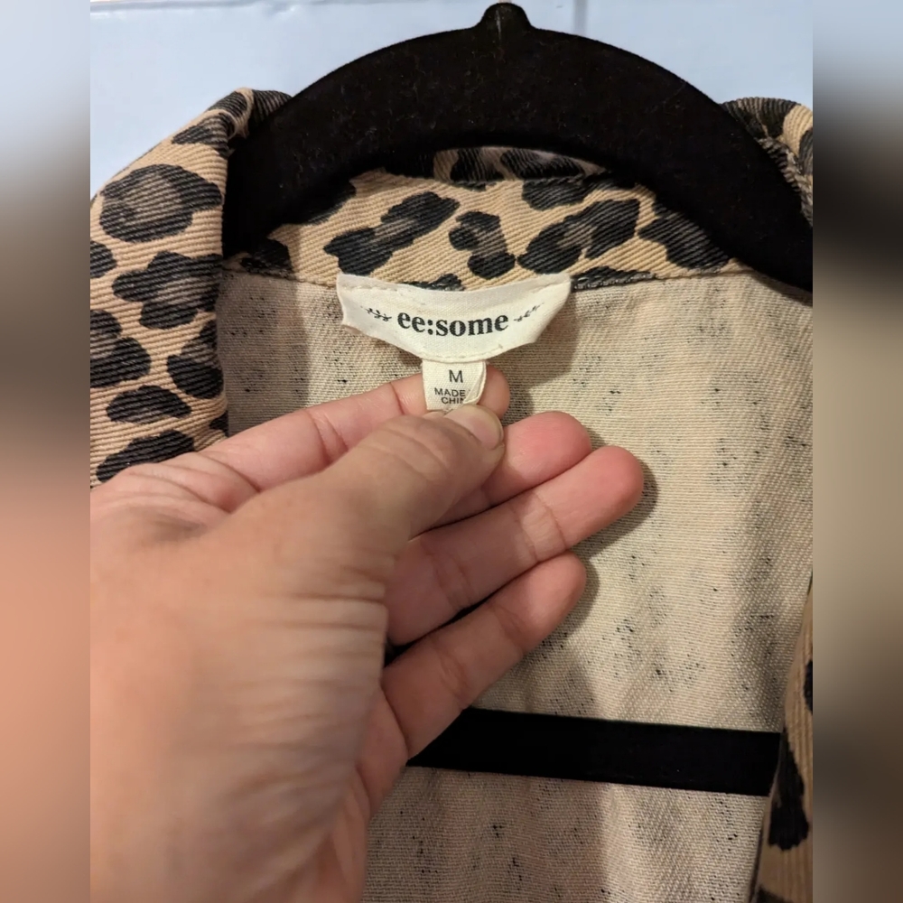 Ee:Some Leopard Print Cropped Jacket - image 5